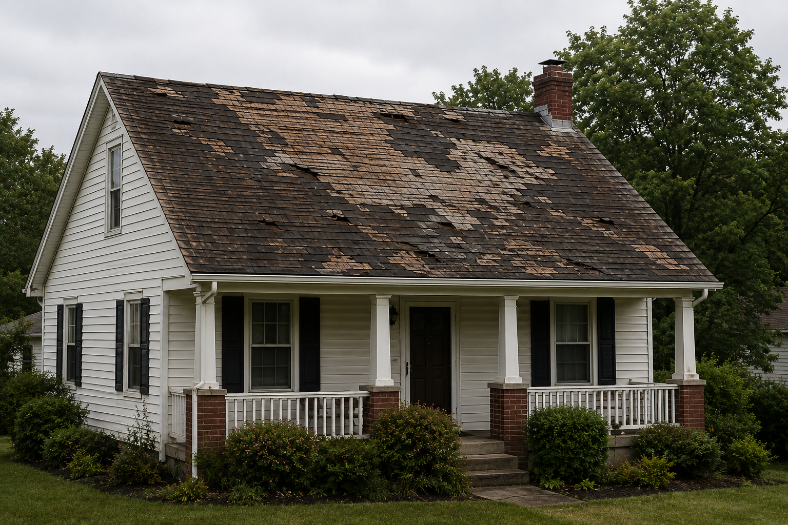 Before Damaged Roof