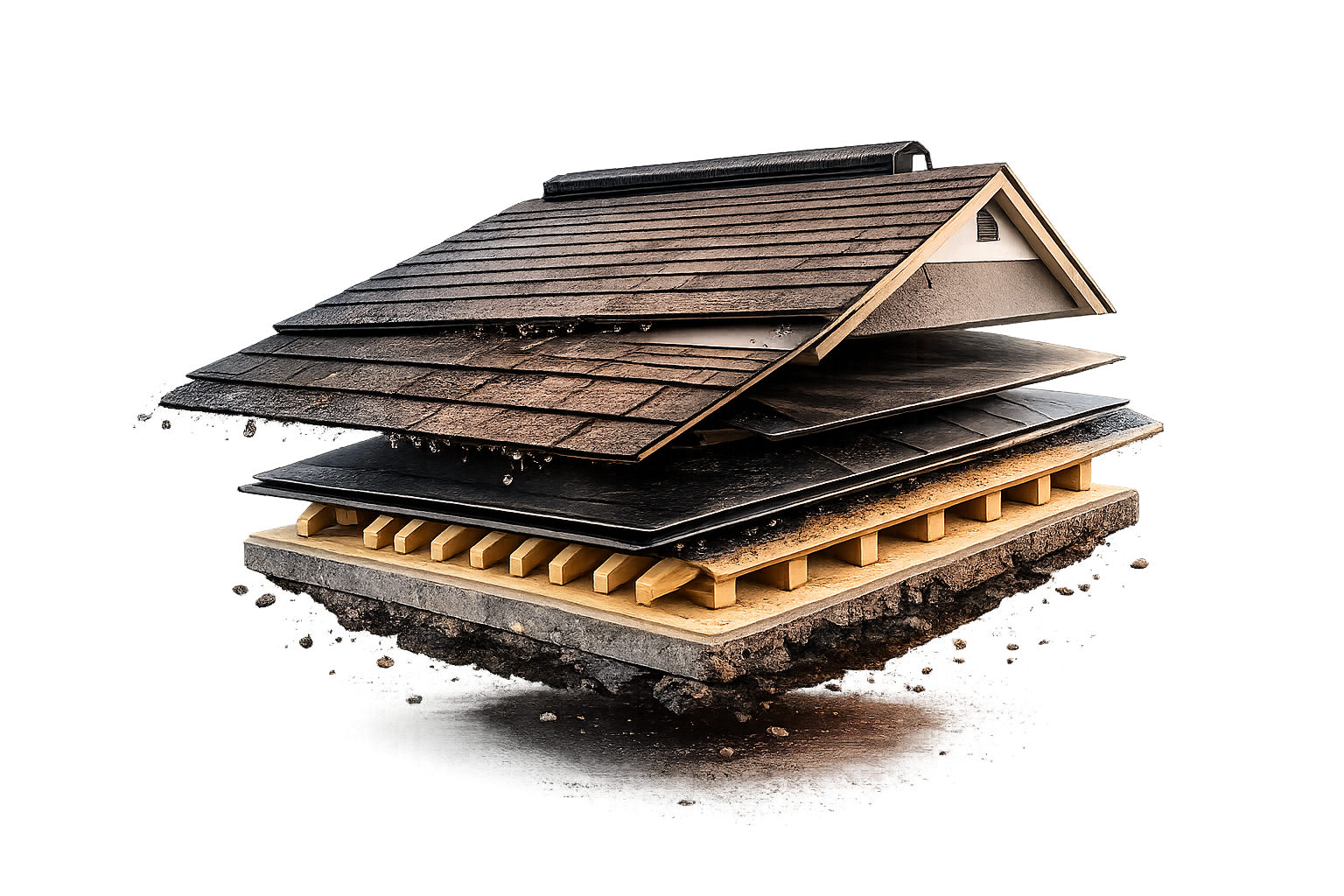 3D Modern House with Premium Charcoal Roof
